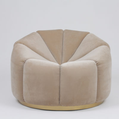 acheter Loisirs simples Sofa With Metal Base de potiron de velours de meubles de salon fabrication en ligne