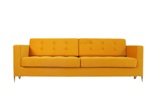 acheter Tissu moderne Sofa Couch de velours de salon 2240x960x820mm fabrication en ligne