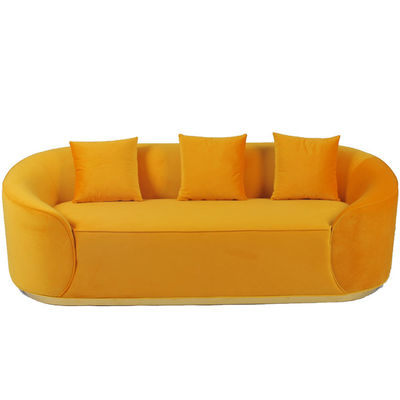 acheter Velours Sofa With Metal Base de tissu de salon fabrication en ligne