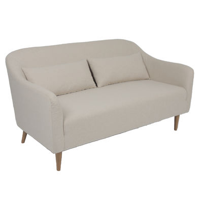 acheter ODM classique 2 de toile Seater Sofa With Wooden Leg fabrication en ligne