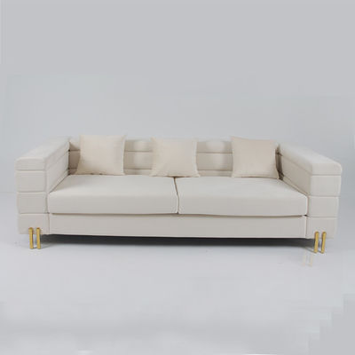 acheter 3 le velours de Seater 70cm a orné Sofa With Slim Metal Leg fabrication en ligne