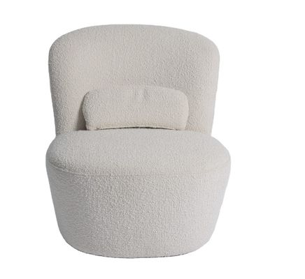 acheter Tissu moderne Sofa Chair de fauteuil beige simple de velours 75*82*70cm fabrication en ligne