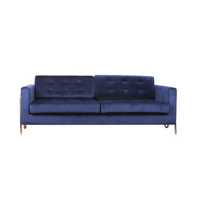 acheter Sofa W 225cm de tissu de Small Apartment Modern de concepteur d'acier inoxydable fabrication en ligne
