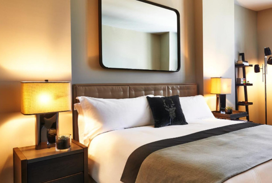 acheter Les meubles modernes de chambre à coucher d'hôtel de luxe n'ont non plié fait sur commande fabrication en ligne