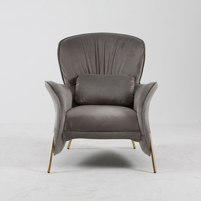 acheter Fauteuil de loisirs de jambe d'acier inoxydable pour le salon moderne fabrication en ligne