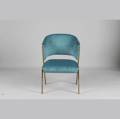 acheter Sillas tapissé Blue Velvet dinant la chaise pour nordique moderne de cuisine fabrication en ligne