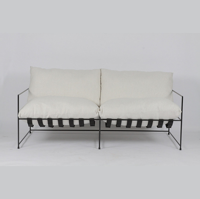 acheter Tissu paresseux Art Iron Art Loveseat Sofa pour lire le luxe de lumière de loisirs fabrication en ligne