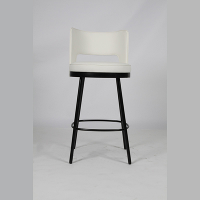 acheter Tabouret blanc de pied en métal de coussin pour le luxe moderne de salon fabrication en ligne