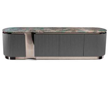 acheter La TV moderne tient Marbre en pierre AVEC les meubles de marbre de chambre à coucher d'hôtel de luxe de pierre fabrication en ligne