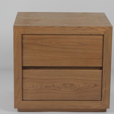 acheter Couleur adaptée aux besoins du client par meubles solides modernes de chambre à coucher d'hôtel de luxe de Nightstand de chêne fabrication en ligne