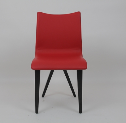 Un bon prix. Chaise de salle à manger en cuir de restaurant nordique de tapisserie d'ameublement Lxury rouge en métal en ligne