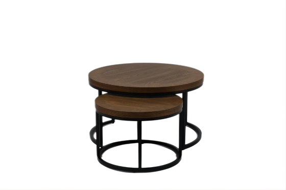 Un bon prix. Tableau de barre de café de barre de fer rétro et diamètre 80X45 de combinaison de chaise en ligne