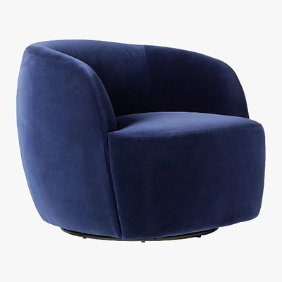 Un bon prix. Biens ronds simples tapissés de fauteuil utilisant le cadre en bois de luxe en ligne