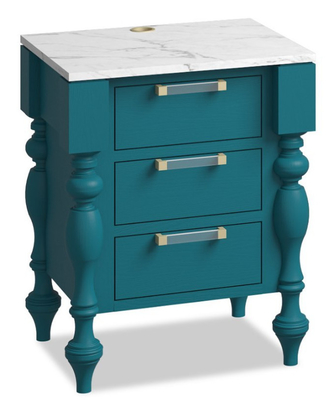 Un bon prix. Table de chevet faite sur commande de support de nuit dans le dessus en bois et de marbre solide moderne en ligne