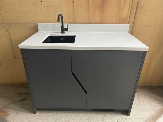 Un bon prix. HPL noir et Minibar blanc d'hôtel de quartz pour le projet de station de vacances en ligne