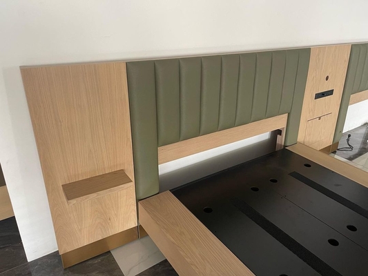 Un bon prix. Luxe moderne de tête de lit de la Reine de meubles de chambre à coucher d'hôtel en ligne