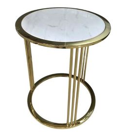 Un bon prix. Décoration en verre en laiton/d'or salon de table basse pour la chambre à coucher d'hôtel en ligne