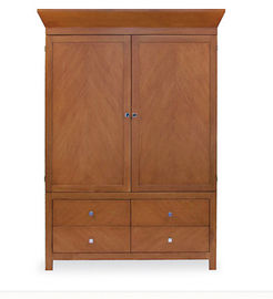 Un bon prix. Seul de support cabinet monté latéral, garde-robe de Brown foncé de roi/Reine pour l'hôtel cinq étoiles en ligne