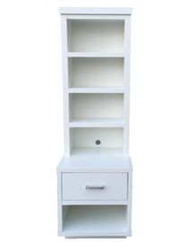 Un bon prix. L'unité centrale finissent les tables de chevet grandes avec les tiroirs/étroit blanc Nightstand grand en ligne