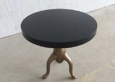 Un bon prix. Tableaux en bois antiques à base métallique de salle à manger pour l'hospitalité, diamètre 36*30H en ligne