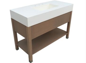 Un bon prix. Seul tenez le contreplaqué moderne de Cabinets de vanité de salle de bains avec du bois solide en ligne