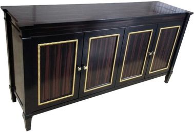 Un bon prix. Meubles en laiton d'hôtel de boutique en métal de raboteuse de porte d'Ebony Wood 4 écologiques en ligne