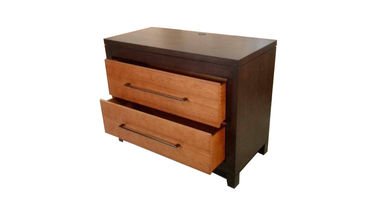 Un bon prix. Meubles de luxe de chambre à coucher de double tiroir de raboteuse en bois de chambre d'hôtel/longue poignée en ligne