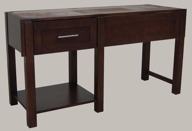 Un bon prix. 1 couleur foncée de tache de salle de bains de contreplaqué de tiroir de vanité de Cabinets de placage moderne de bouleau en ligne