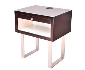 Un bon prix. Support en bois solide de nuit de chambre à coucher pour les Tableaux cinq étoiles de côté de lit de vue d'hôtel/en métal en ligne