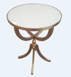 Un bon prix. Petit diamètre 18*24 de Tableau d'extrémité de piédestal de table basse de dessus blanc de quartz en ligne