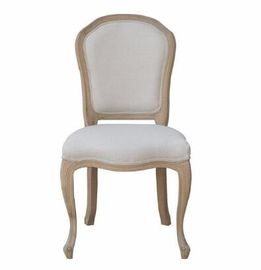 Un bon prix. Chaises légères antiques de salle à manger de meubles en bois de chêne avec le tissu de toile en ligne