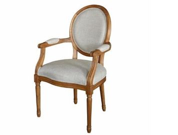 Un bon prix. Le fauteuil en bois antique français dinant la chaise a tapissé pour la chambre à coucher, couleur adaptée aux besoins du client en ligne