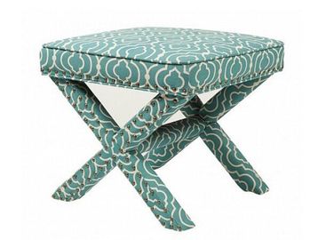 Un bon prix. Banc croisé en bois d'Ottoman de chambre à coucher avec la jambe du stockage X, style français en ligne