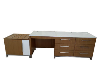 Un bon prix. Bureau supérieur en verre de meubles d'hôtel avec les tiroirs multi entièrement Assambled en ligne