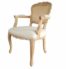 Un bon prix. Style français de chaise en bois de loisirs de tapisserie d'ameublement de tissu pour le salon dinant la chaise en ligne