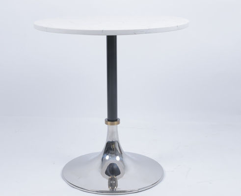 Un bon prix. Hôtel commercial Salle de séjour Table à café en marbre métallique Tailles personnalisées en ligne