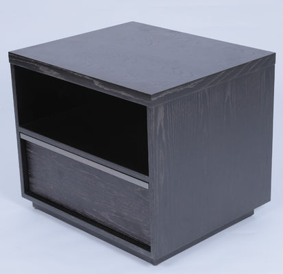 Un bon prix. Hôtel de luxe un tiroir tables de chevet avec black naturel américain bois de chêne placage en ligne