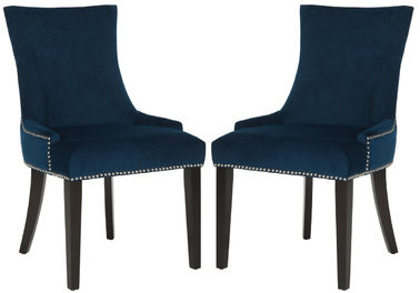 Un bon prix. Haute moderne américaine de style de nouveau modèle de retour avec la chaise dinante en bois de tissu de toile de neilheads de slver en ligne