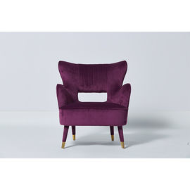 Un bon prix. Salon élégant moderne Sofa Stackable Dark Red Velvet simple de tapisserie d'ameublement en ligne