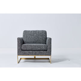 Un bon prix. Divans modernes de salon de style, tissu matériel de toile naturel Grey Couches en ligne