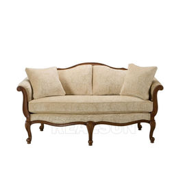 Un bon prix. Le sofa en bois 3 Seater de salon d'ensemble de style européen royal conçoit L forme en ligne