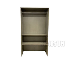Un bon prix. Insertion en bois de cabinet de conception de forces de défense principale de chambre d'hôtel de Cabinet moderne de garde-robe en Grey Tones en ligne