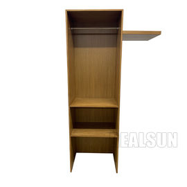 Un bon prix. Plaquez l'insertion de marche ouverte boisée de cabinet de garde-robe de stockage de cabinet en Grey Tones en ligne