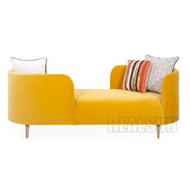 Un bon prix. Oslo Chaisesolid tissu solide et jaune de Sofa Home Wood Furniture With de couleur de velours en ligne