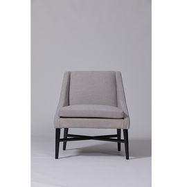 Un bon prix. Le salon de mode couche la base enduite de noir léger de Grey Upholstered Single Sofa With en ligne