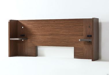 Un bon prix. Têtes de lit grandes d'hôtel du stratifié LED de HPL avec les supports de nuit et la prise de courant en ligne