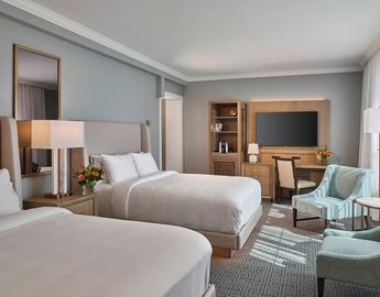Un bon prix. Finition américaine fiable en bois de chêne de conception moderne de meubles de chambre à coucher d'hospitalité de style en ligne