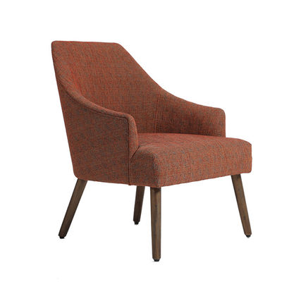 Un bon prix. Chaises de salle à manger de meubles de tissu de H86cm avec la base en bois en ligne