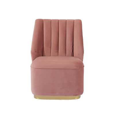 Un bon prix. Le style nordique a orné la taille moderne du sofa 95cm de tissu de velours de rose en ligne
