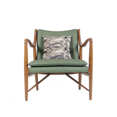 Un bon prix. Chaises occasionnelles de luxe de cadre en bois de meubles d'hôtel à haute densité de mousse en ligne